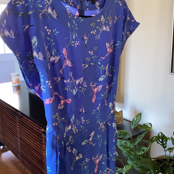 Pretty Vacant Tea Dress with Bird design - Picture 5 of 5